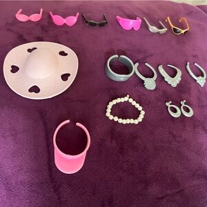 1990’s Barbie Hats, Sunglasses, & Jewelry